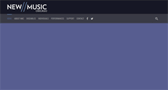 Desktop Screenshot of newmusicchicago.org